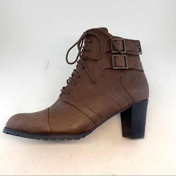 Ziera Umber Kiki Lace Zipper Boots 37 6.5 7 WIDE - Picture 3 of 8